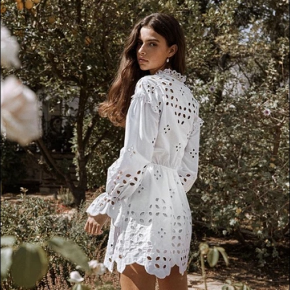 SAYLOR NY Freya Eyelet Dress